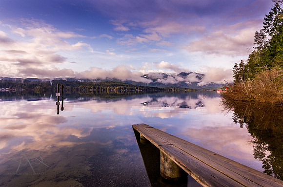 Dawn Reflections Sproat Lake, Vancouver Island