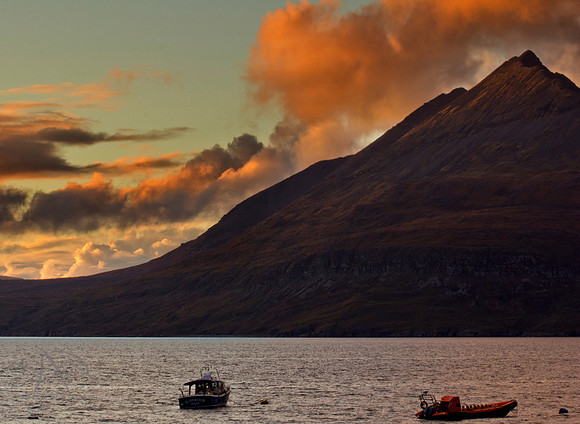 Evening Light over Sgurr Alasdair